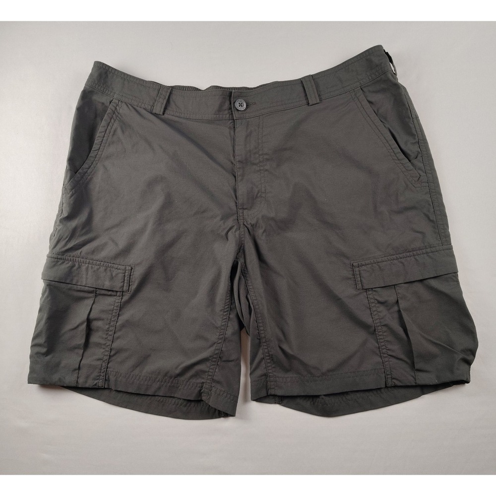 REI Co-op Cargo Hiking Shorts Mens 40 Gray Stretch Nylon Outdoor Trail Utility